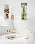 4-in-1 Essential Home Set - Side Table + LED Lamp + Holy Touch Reed Diffuser + Multipurpose Scissors