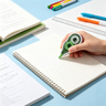 4-Piece School Stationery Set - Sticky Notes, Notepad, Correction Tape, and Tape