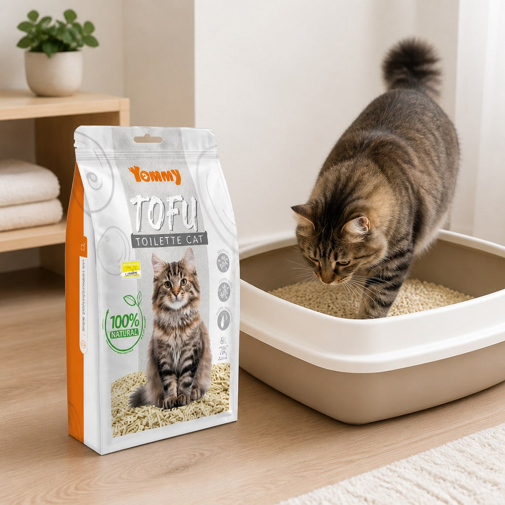 Yummy Tofu Cat Litter with Lemon Scent, 6L