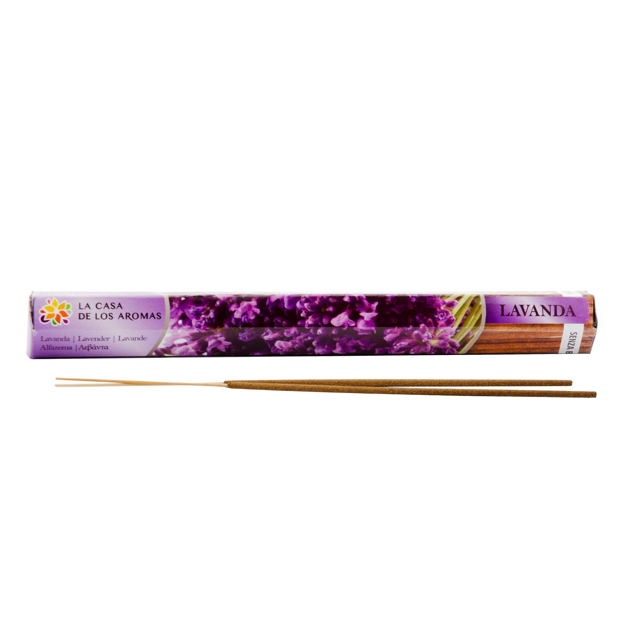 La Casa de los Aromas Lavender Incense Sticks product images and lifestyle scenes