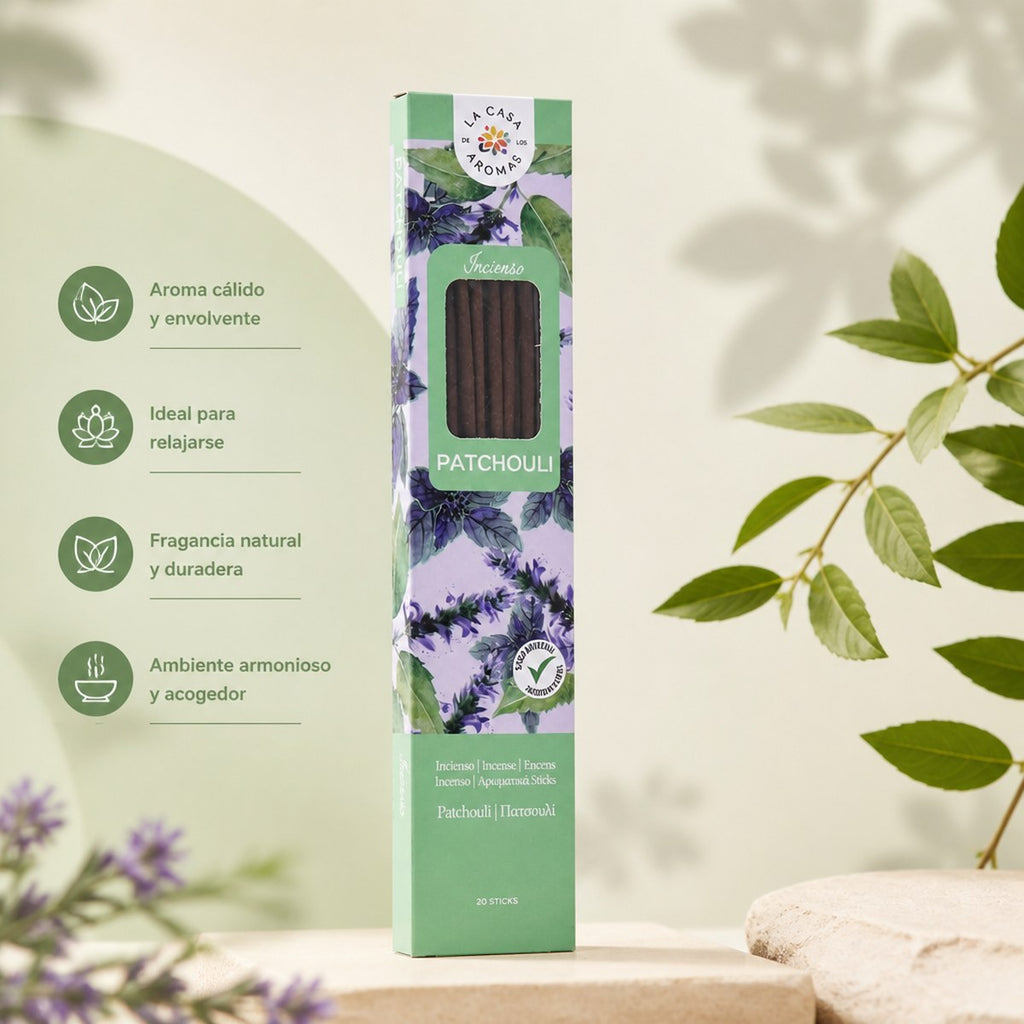 Incienso Patchouli La Casa de los Aromas
