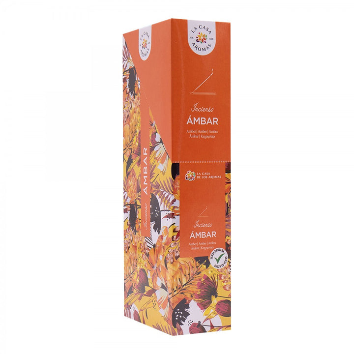 La Casa de los Aromas Amber Incense Sticks product images and lifestyle scenes