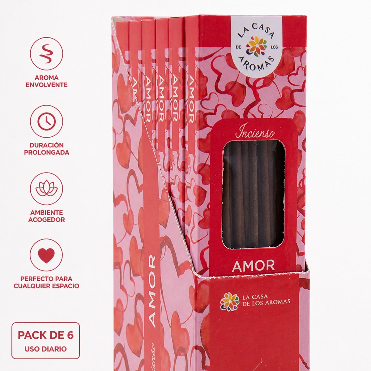 Incense Love La Casa de los Aromas (6 Units)