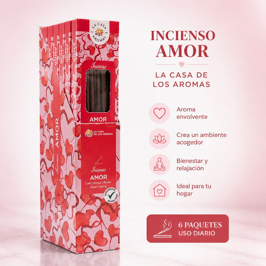 Incense Love La Casa de los Aromas (6 Units)