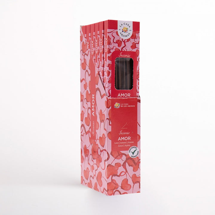 La Casa de los Aromas Amor Love Incense Sticks (Pack of 6) product images and lifestyle scenes