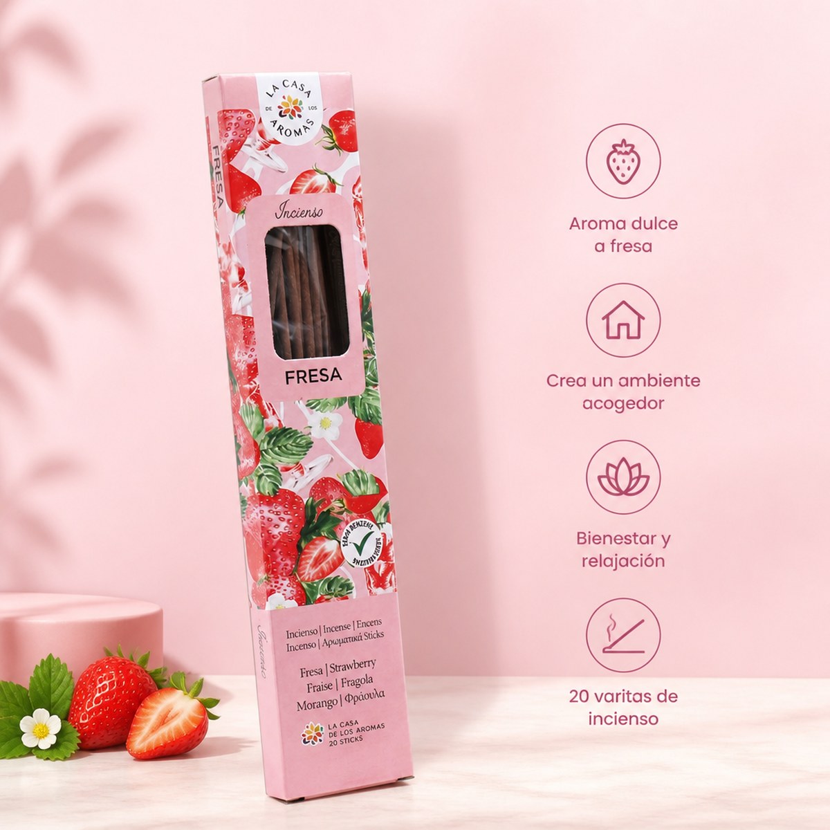 Incienso de Fresa La Casa de Aromas