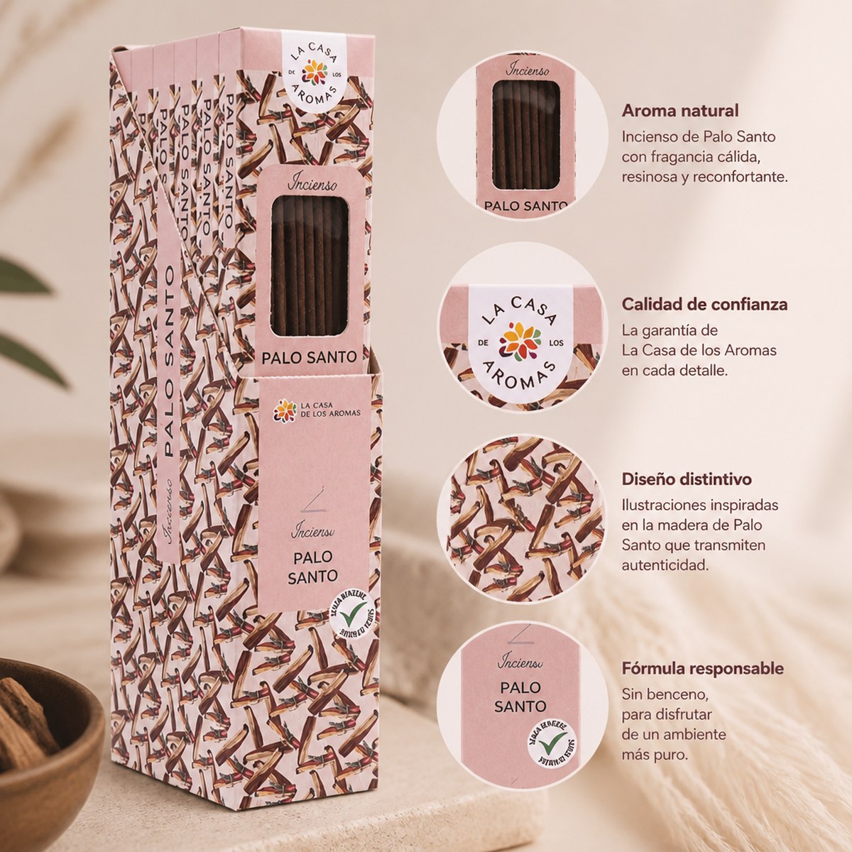 Palo Santo Incense La Casa de los Aromas