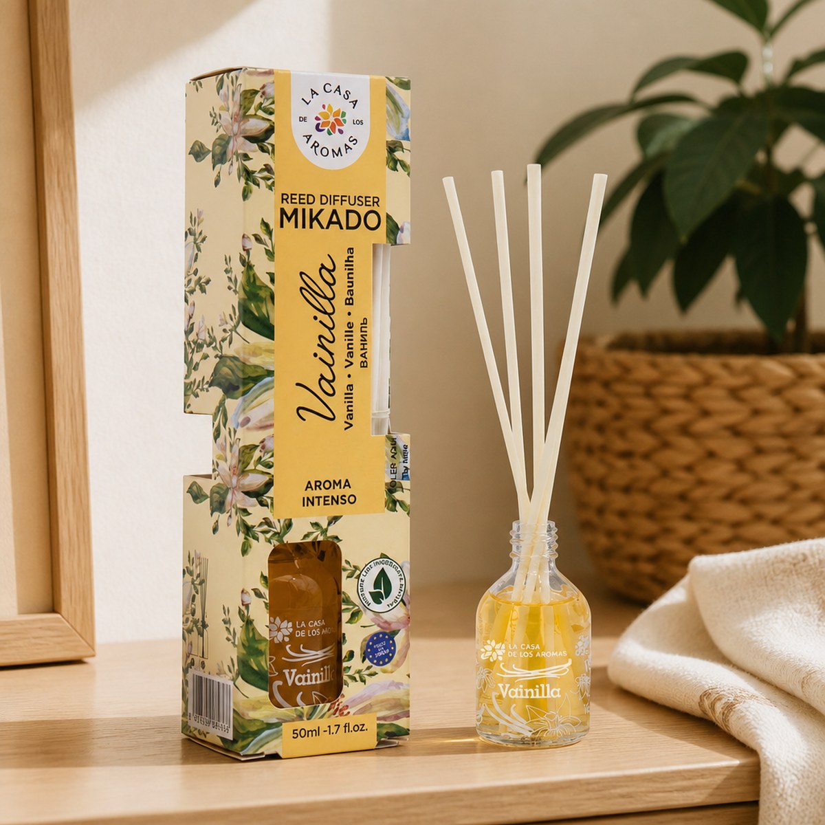 La Casa de los Aromas 50ml Vanilla Reed Diffuser