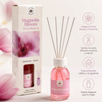Mikado Magnolia Bloom Air Freshener La Casa de los Aromas | 95 ml | Roses and Magnolias | Home