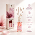 Mikado Magnolia Bloom Air Freshener La Casa de los Aromas | 95 ml | Roses and Magnolias | Home