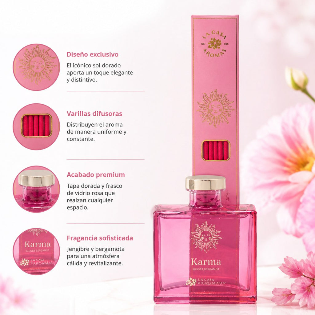 Karma Reed Diffuser by La Casa de los Aromas