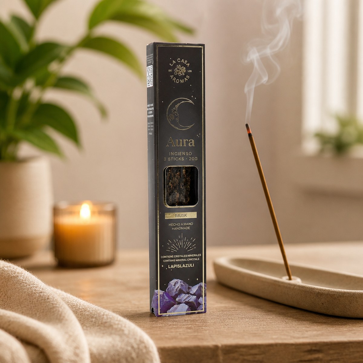 Aura Musk Lapis Lazuli Incense