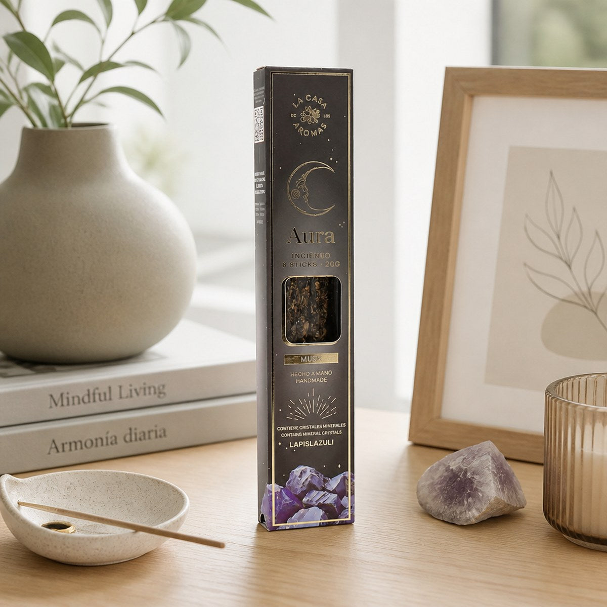 Aura Musk Lapis Lazuli Incense