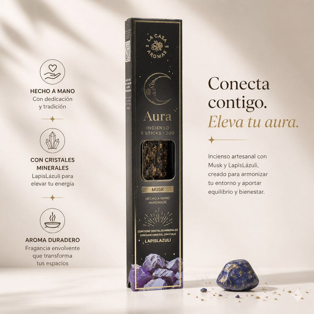 Aura Musk Lapis Lazuli Incense