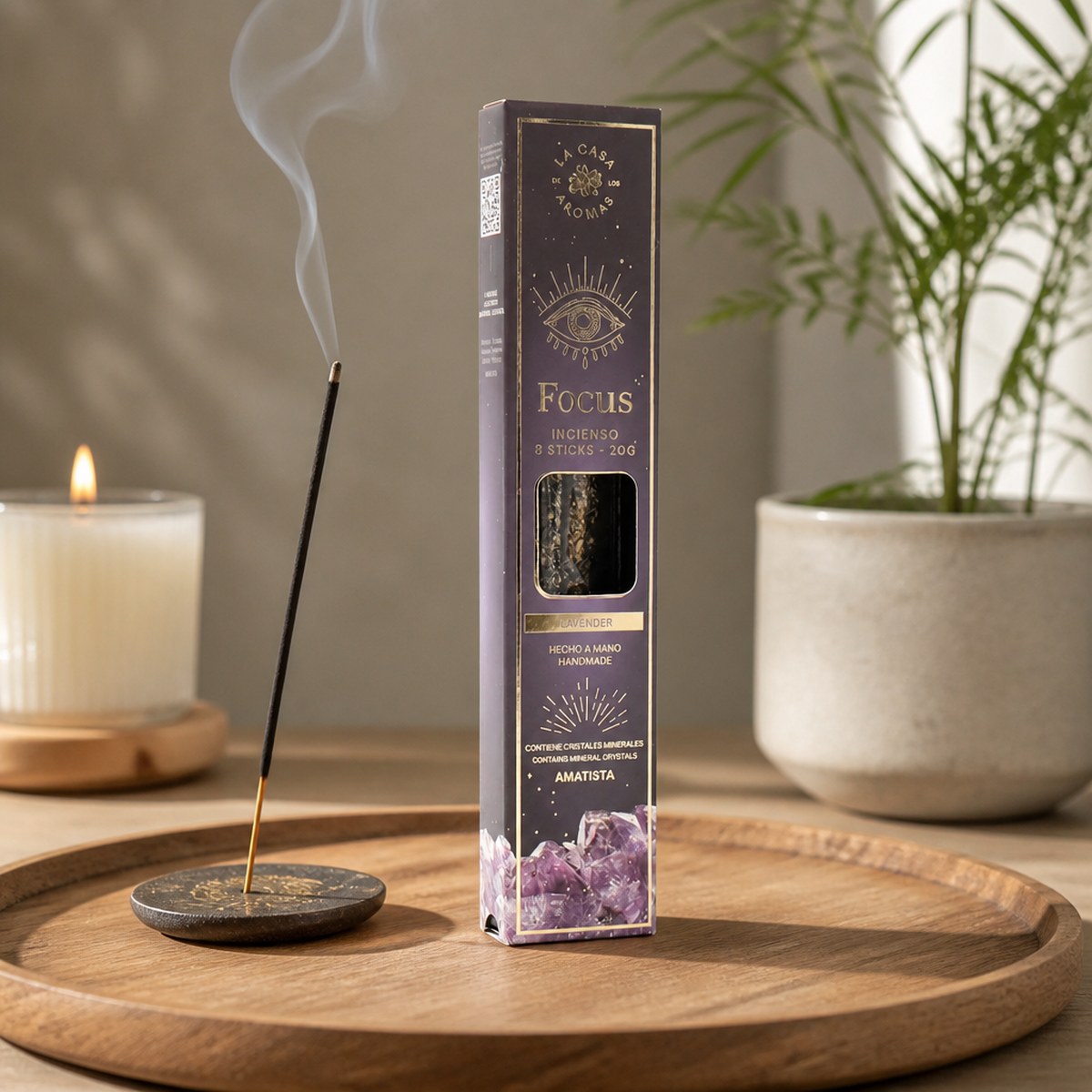 Incense Focus Amethyst La Casa de los Aromas