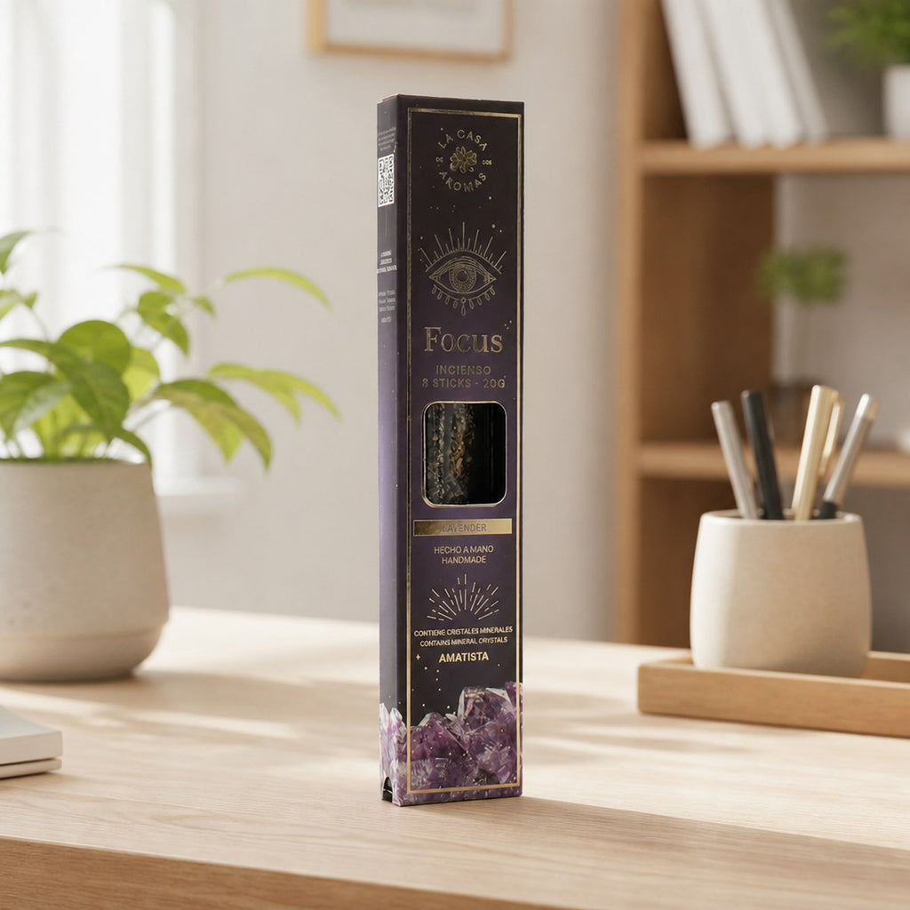 Incense Focus Amethyst La Casa de los Aromas