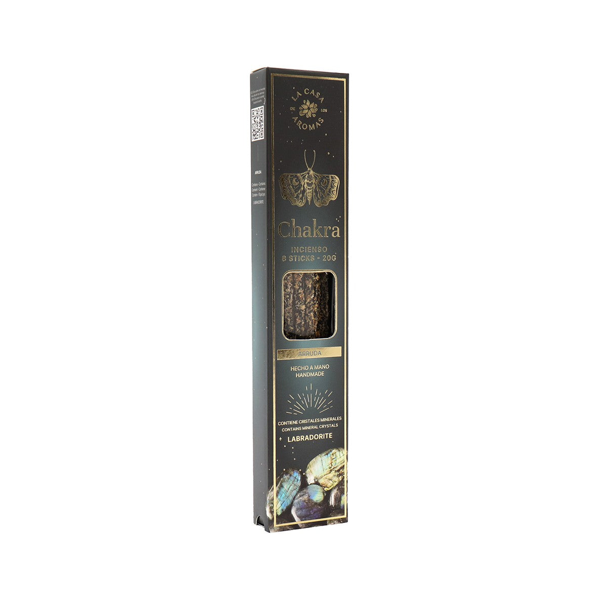 La Casa de los Aromas Chakra Labradorite Incense Sticks product images and lifestyle scenes