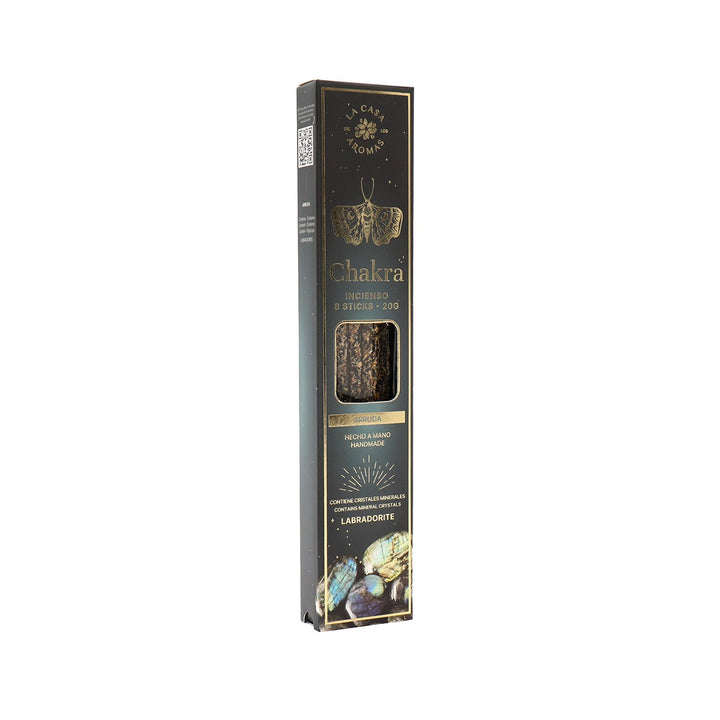 La Casa de los Aromas Chakra Labradorite Incense Sticks product images and lifestyle scenes