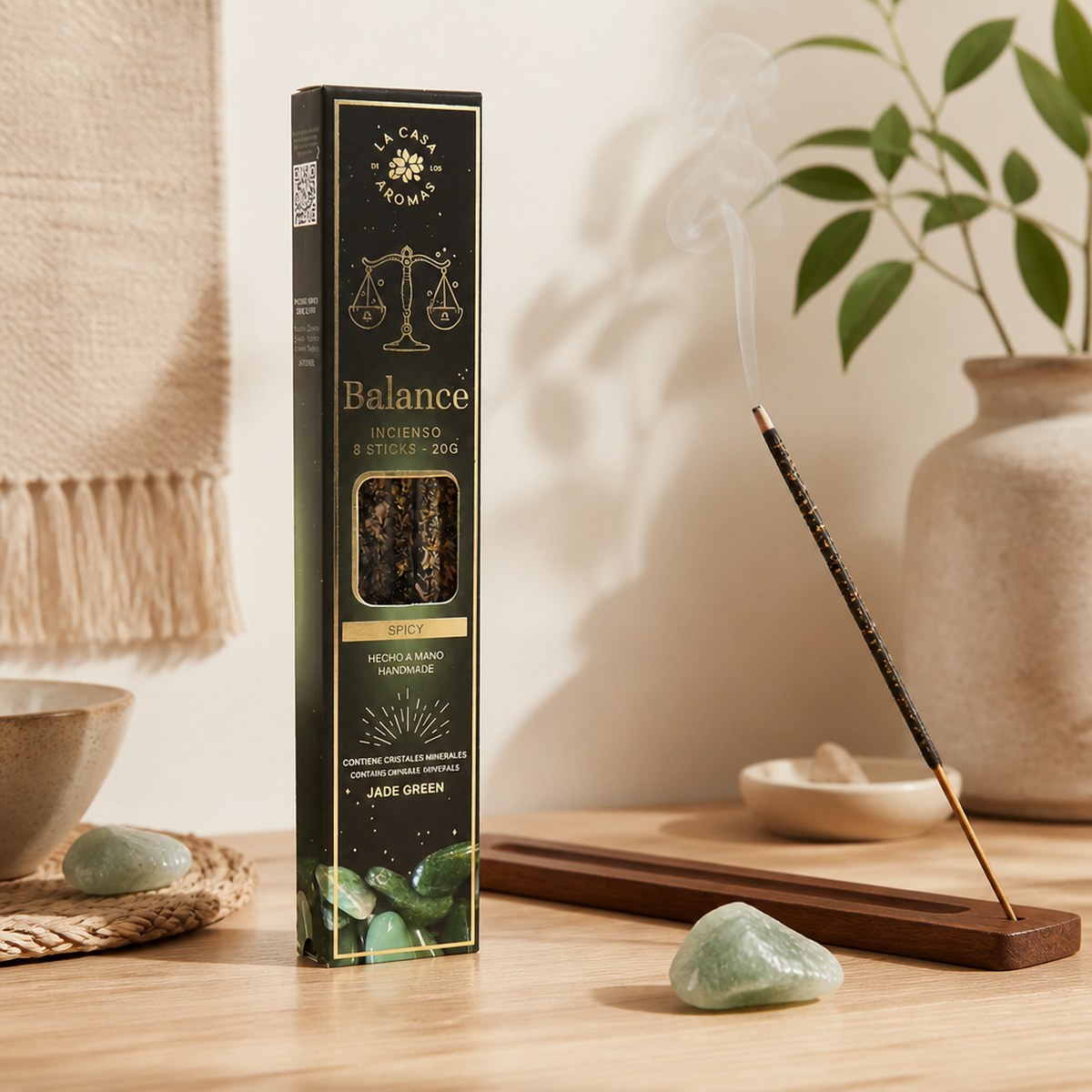 Incense Balance Spiced Green Jade
