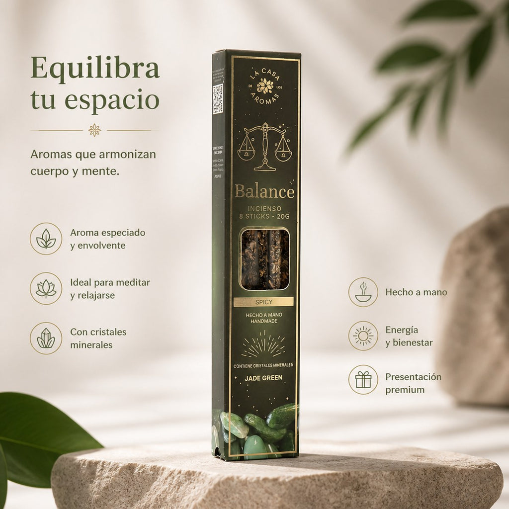 Incense Balance Spiced Green Jade