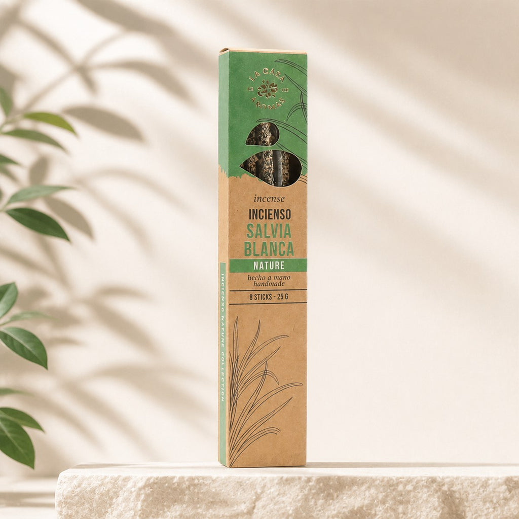Handmade White Sage Incense (8 Sticks)