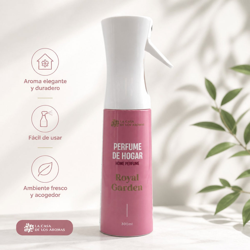 Perfume de Hogar Royal Garden de La Casa de los Aromas, 300 ml