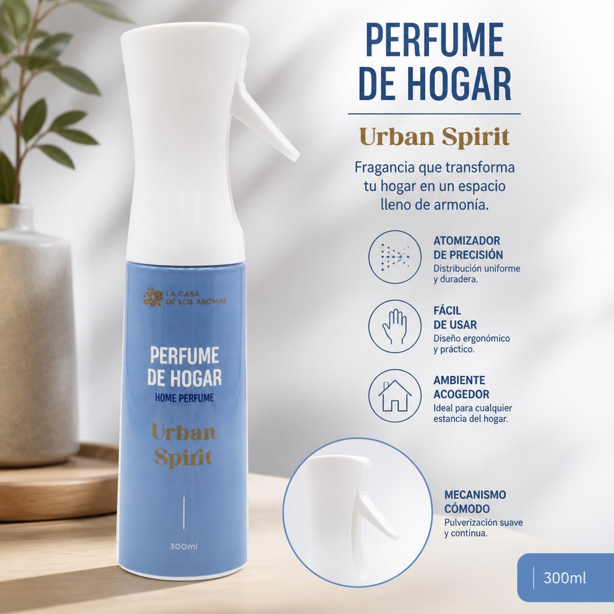 Home Fragrance La Casa de los Aromas Urban Spirit 300ml