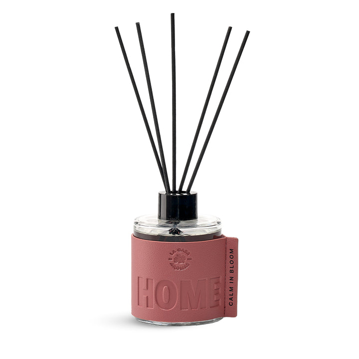 La Casa de los Aromas Calm in Bloom Home Reed Diffuser product images and lifestyle scenes