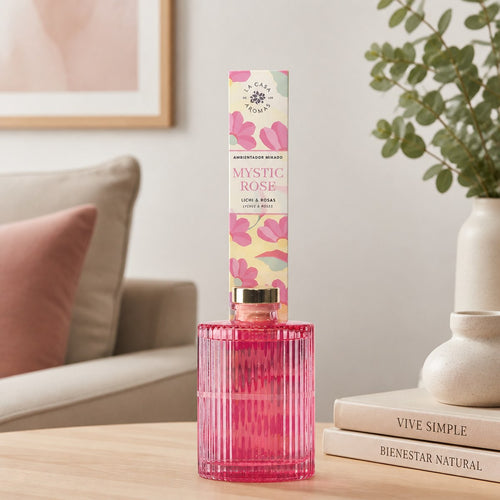 Ambientador Mikado Mystic Rose La Casa de los Aromas | 250 ml | Lichi y Rosas | Hogar