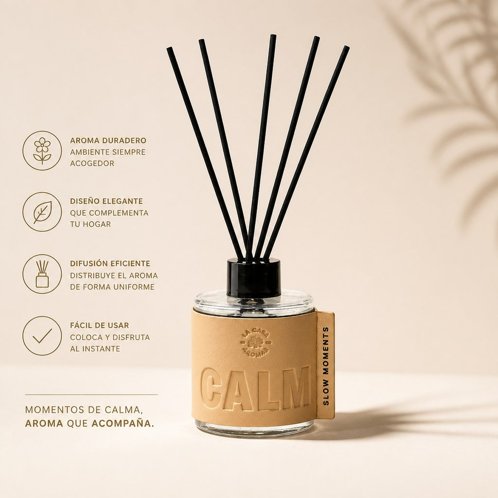 Tranquil Aroma Diffuser with Black Reeds