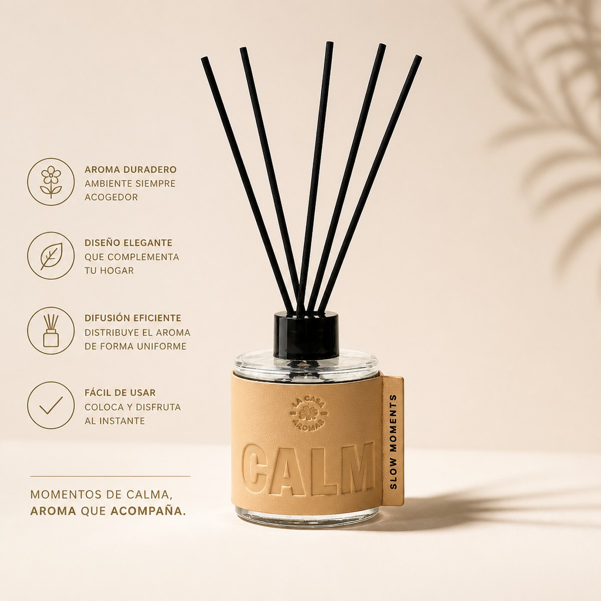 Tranquil Aroma Diffuser with Black Reeds