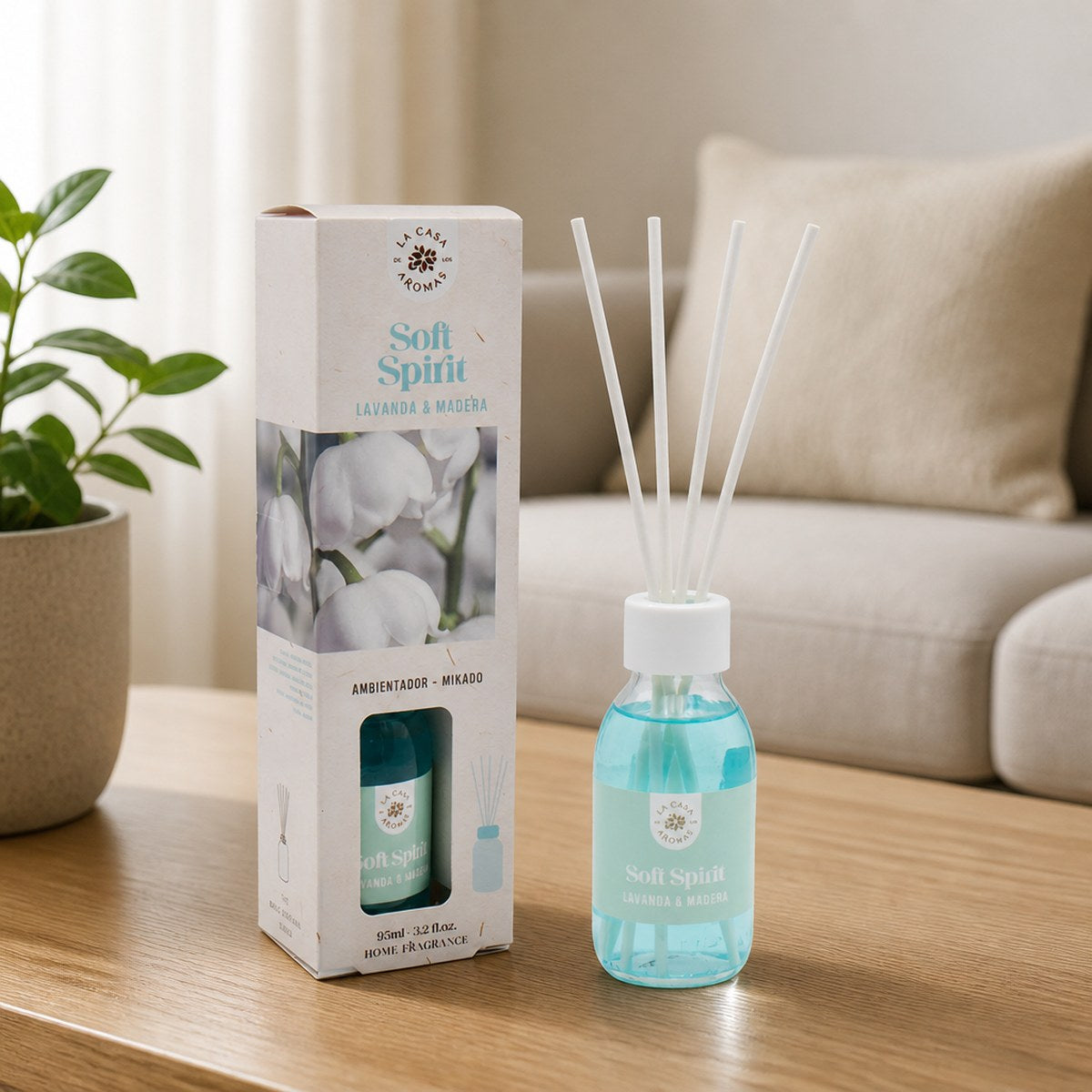 Aroma Diffuser La Casa de los Aromas Soft Spirit, 95 ml