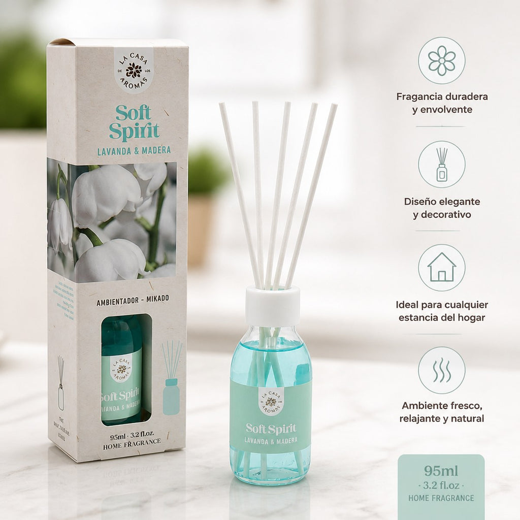 Aroma Diffuser La Casa de los Aromas Soft Spirit, 95 ml