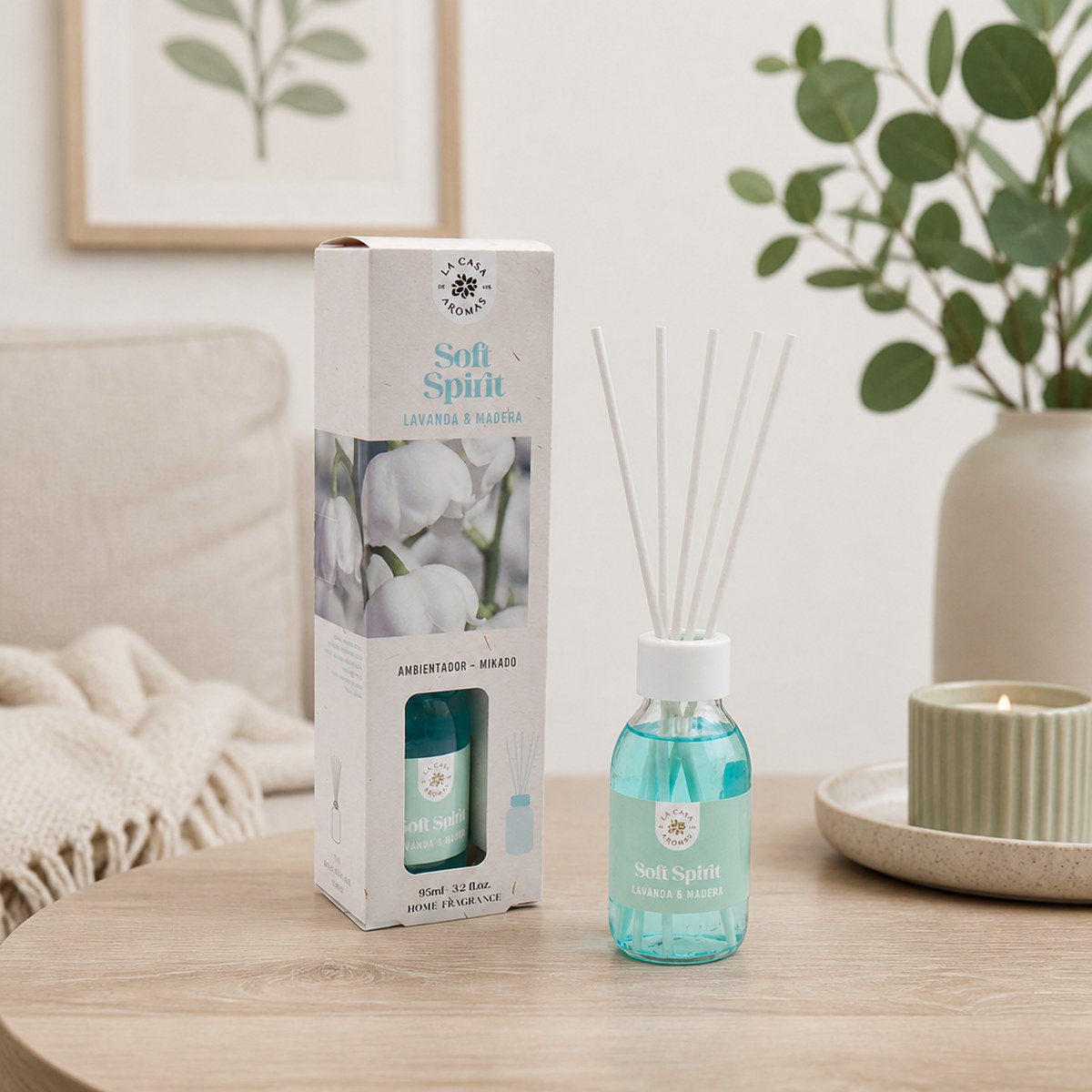Aroma Diffuser La Casa de los Aromas Soft Spirit, 95 ml