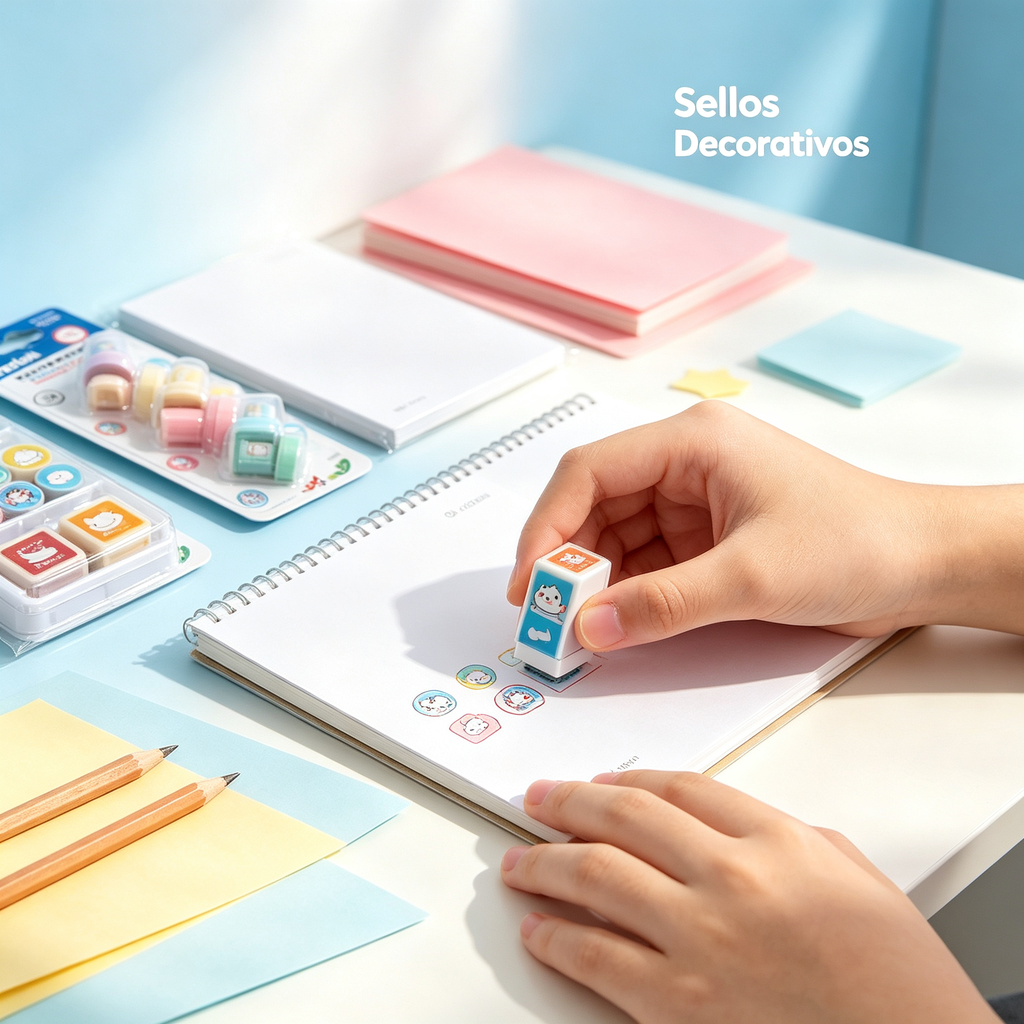 Creative Stationery Set - Stamps, Paint, Notes, and A5 Cutter
