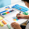 6 Piece School Stationery Set - Cutter, Acrylic Paint, Notes and Correctors