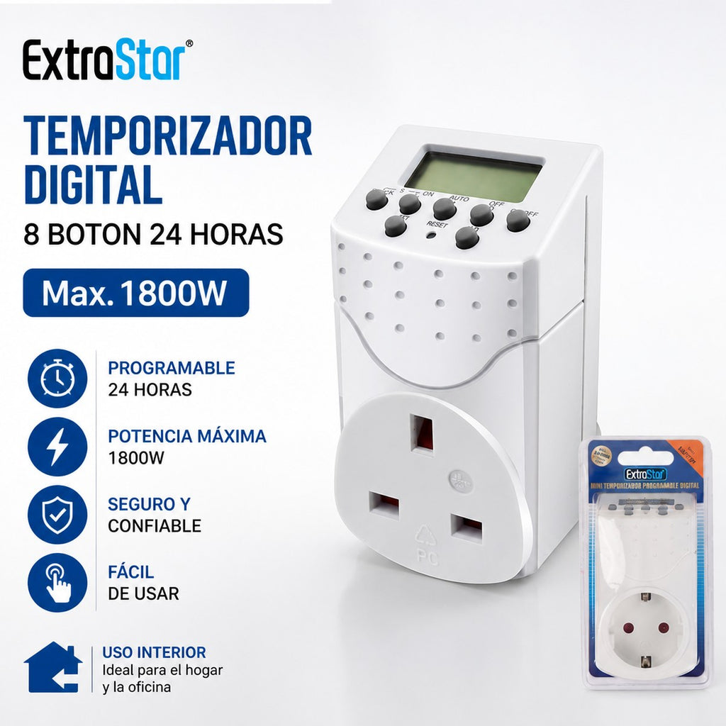 ExtraStar 24-Hour Digital Timer