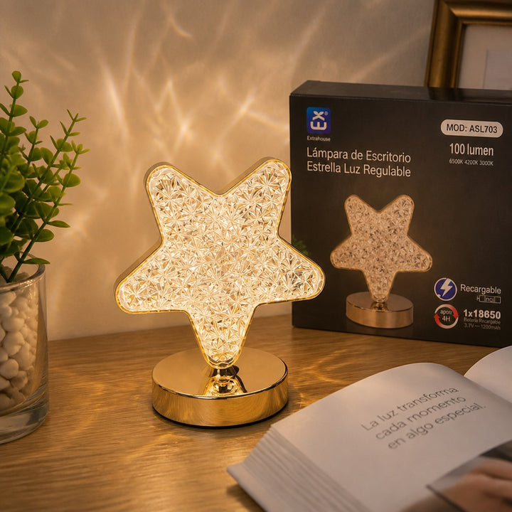 Extrahouse Rechargeable Dimmable Star Night Light, 100LM