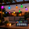 Guirnalda LED RGBW ExtraStar | 6,5 m | 10 Bombillas | 9 Modos | Interior y Exterior