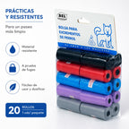 DZL Dog Poop Bags, 20 Rolls