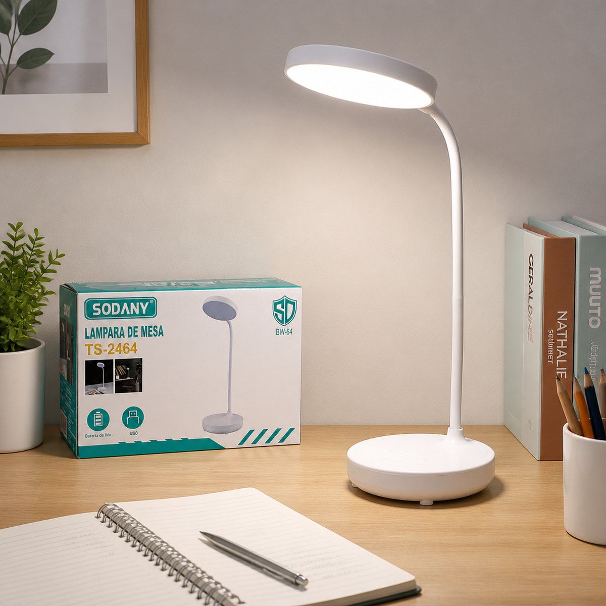 Lámpara de Mesa LED SODANY TS-2464