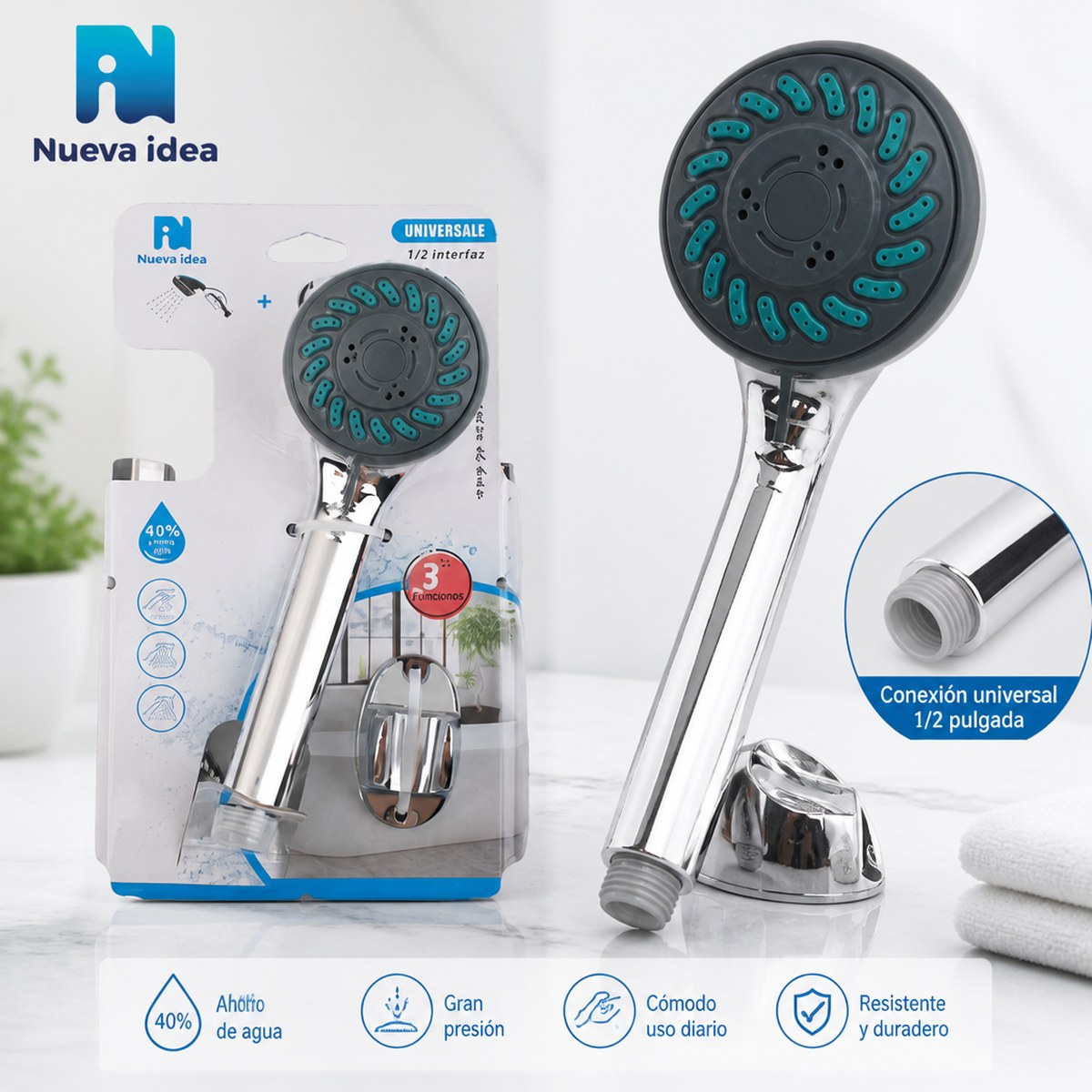 New Idea 3-speed shower set