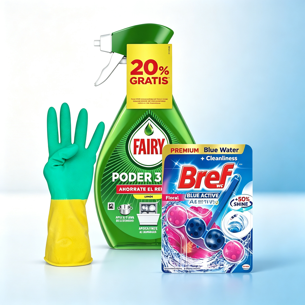 Home Cleaning Kit - Multi-Purpose Spray + Toilet Hanger + Gloves