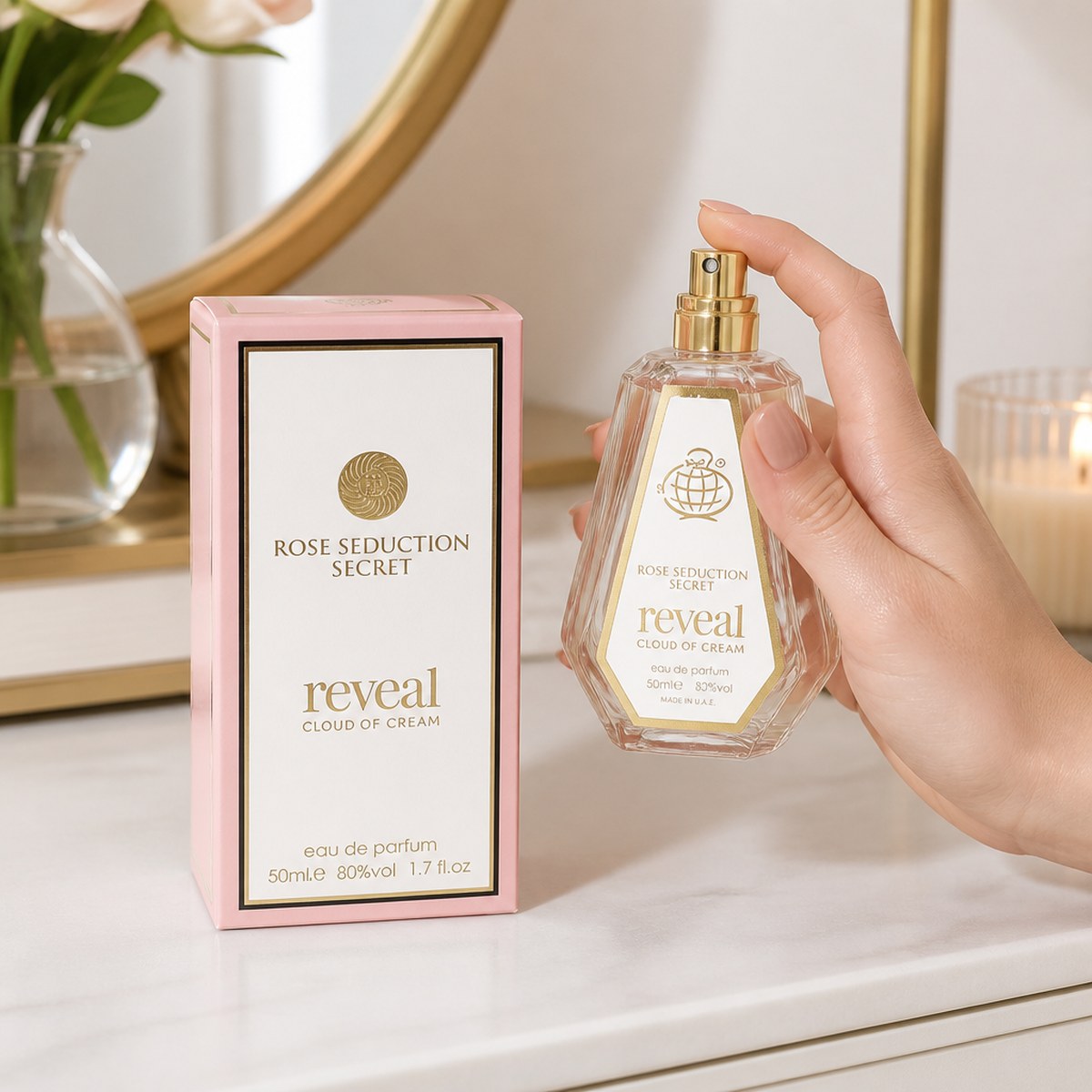 Rose Seduction Secret Reveal Cloud of Cream Eau de Parfum, 50ml