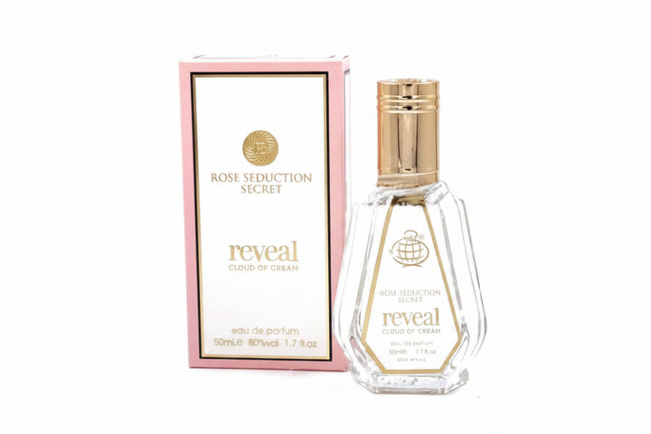 Rose Seduction Secret Reveal Cloud of Cream Eau de Parfum, 50ml product images and lifestyle scenes