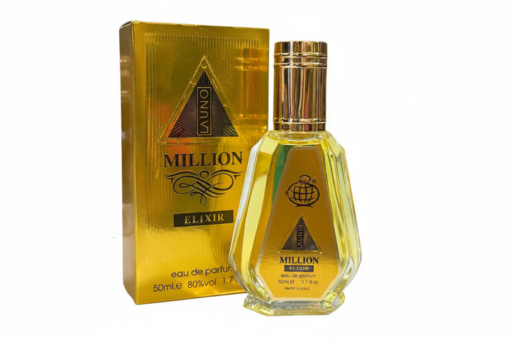 Launo Million Elixir Eau de Parfum, 50ml product images and lifestyle scenes