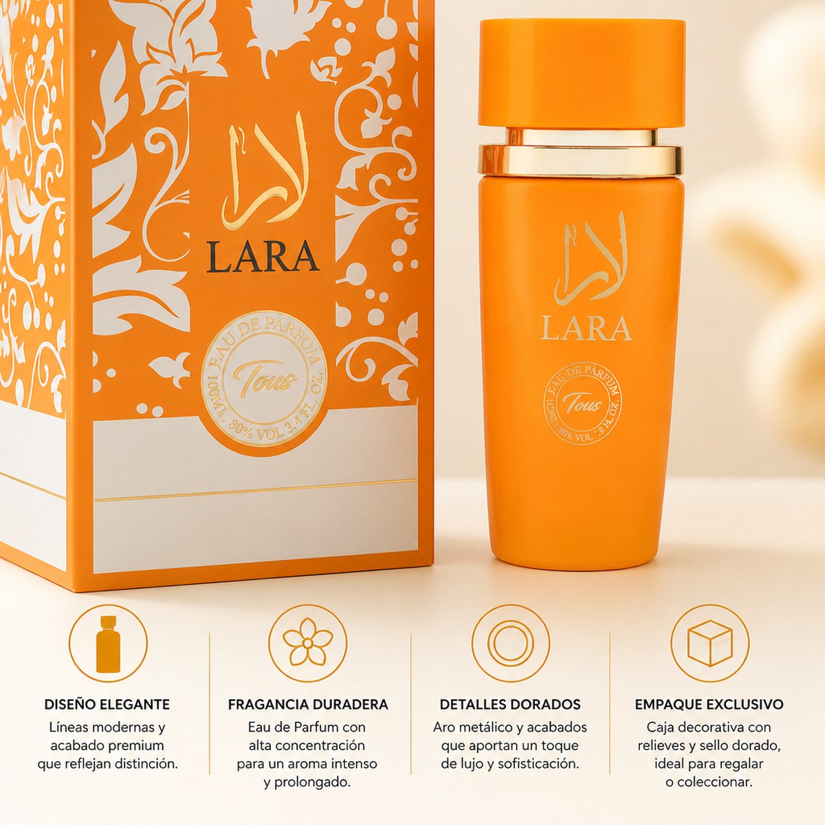 Lara Tous Eau de Parfum Orange Fragrance