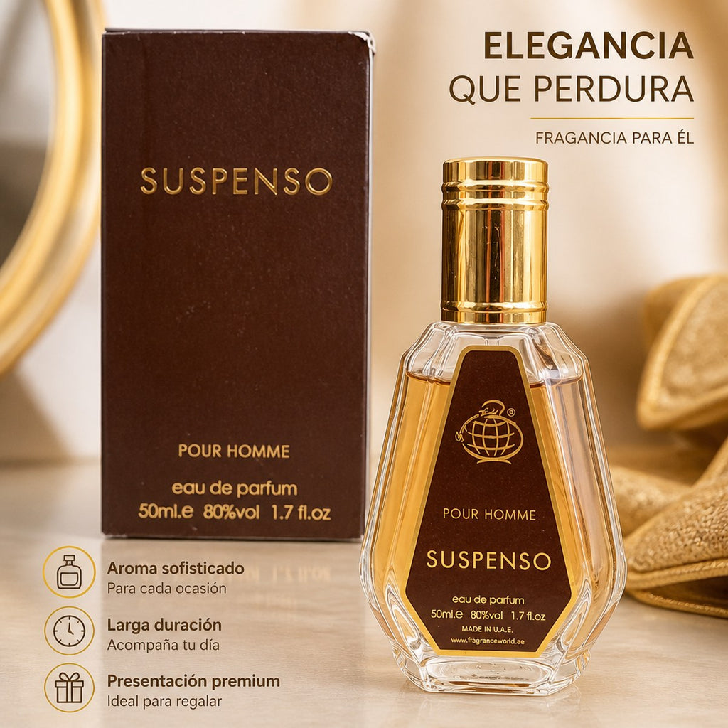 Suspenso Pour Homme Eau de Parfum para Hombre, 50ml