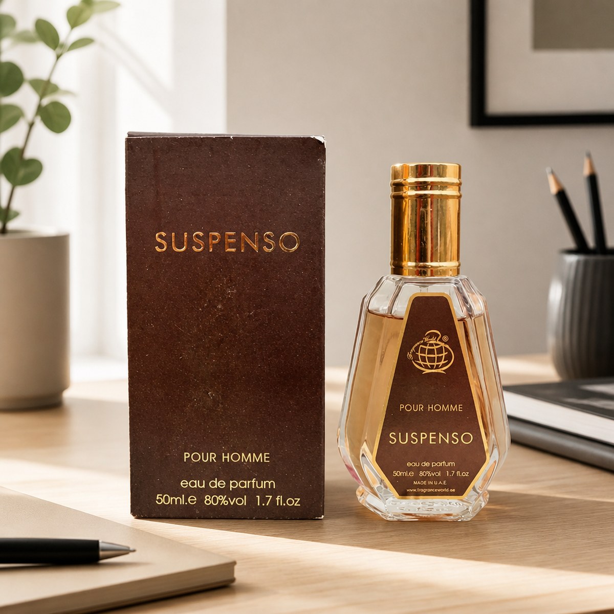 Suspenso Pour Homme Eau de Parfum para Hombre, 50ml