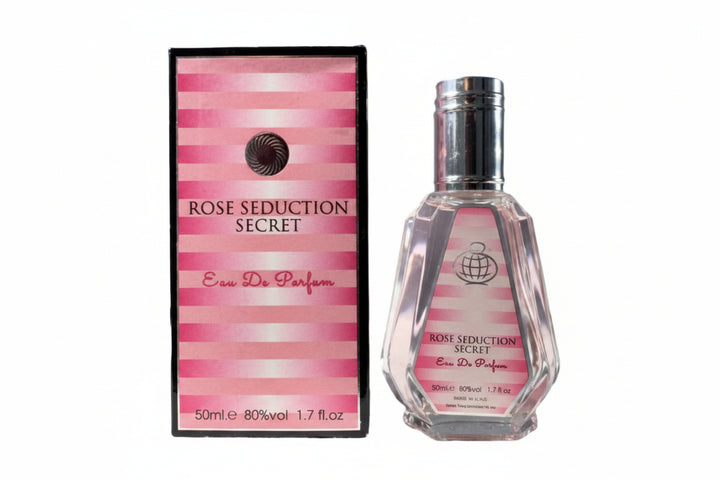 Rose Seduction Secret Eau de Parfum 50ml product images and lifestyle scenes
